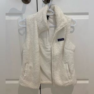 Patagonia White Fleece Vest, Size Small, Worn 3 times
